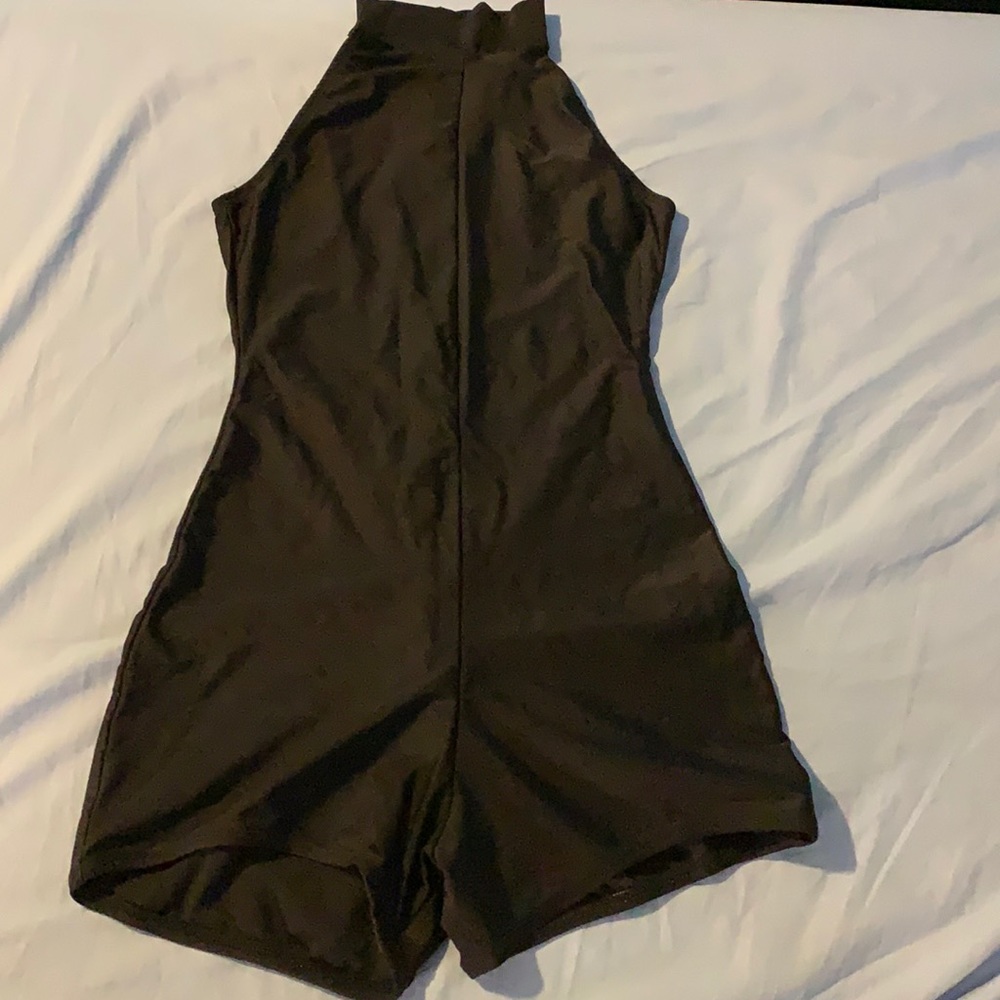 Black short unitard